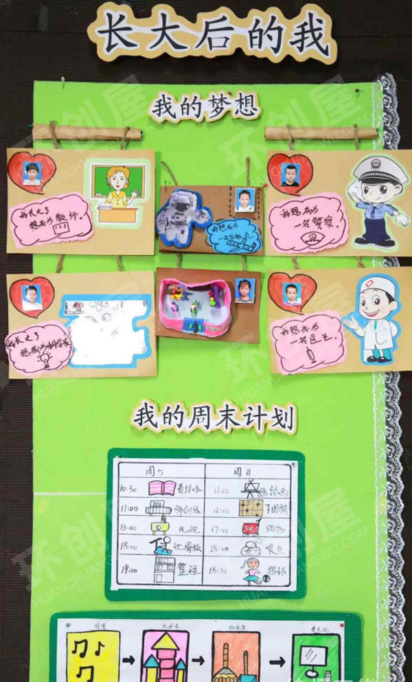 幼儿园独一无二的我主题墙图片