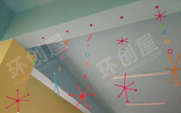 幼儿园吸管创意吊饰图片