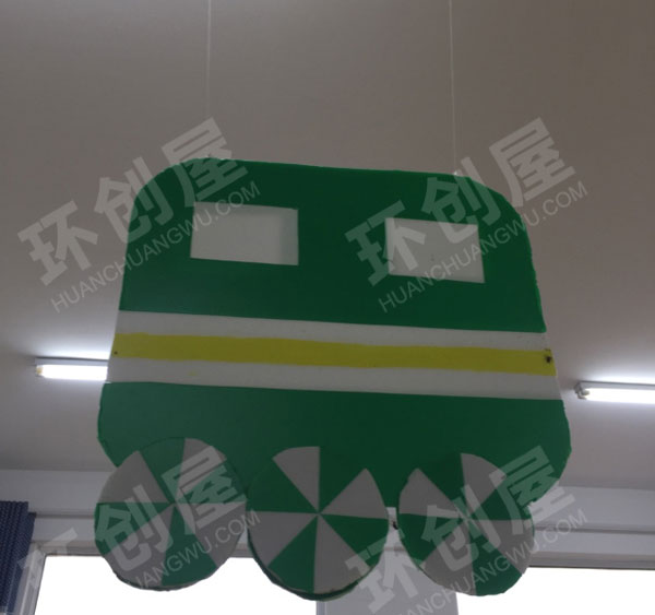 幼儿园火车热气球吊挂饰图片