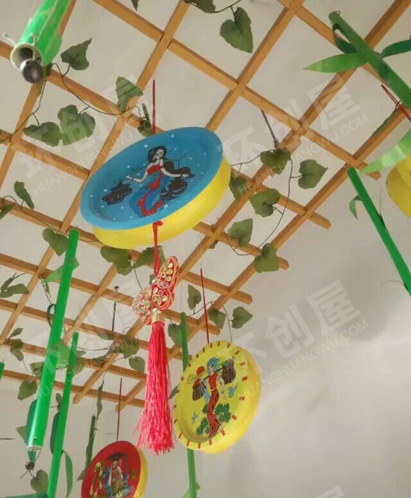 幼儿园走廊各种风格吊饰图片