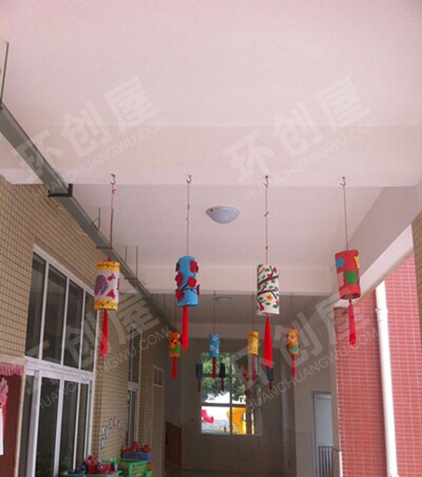 幼儿园走廊各种风格吊饰图片