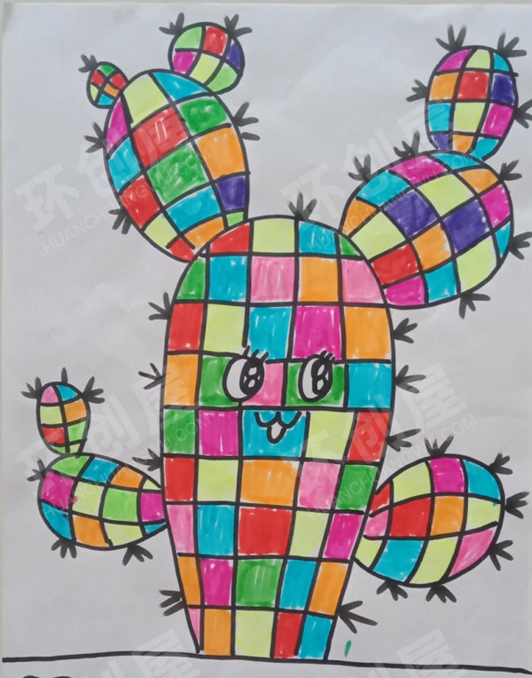 幼儿园绘画简笔画作品展示图片