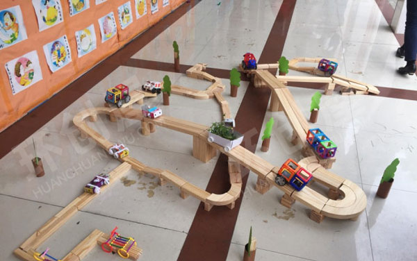 幼儿园建构区各种大型建构作品展示图片