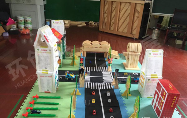 幼儿园建构区各种大型建构作品展示图片