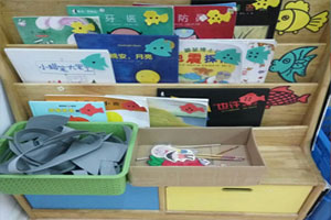 幼儿园阅读区悦读悦开心图书角图片2张