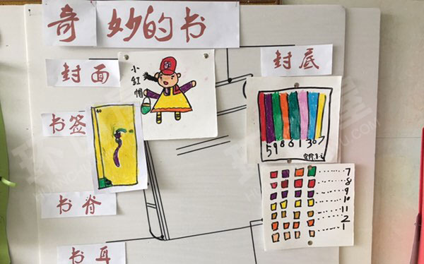 幼儿园阅读区小书迷自制书展示图片