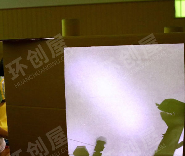 幼儿园科学区故事皮影小剧场图片