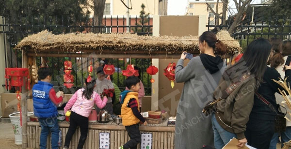 幼儿园户外角色游戏农家乐图片