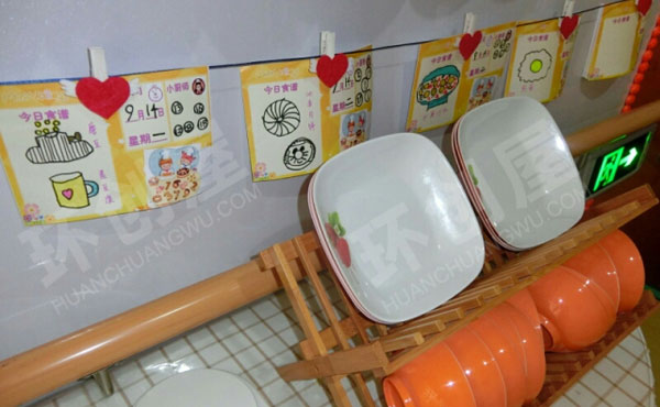 幼儿园角色游戏甜馨厨坊图片