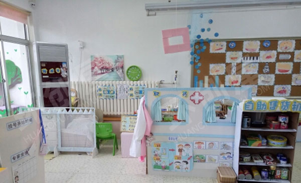 幼儿园环创角色游戏爱心医院图片