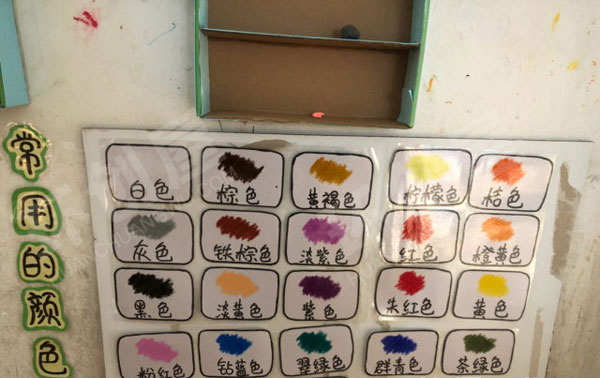 幼儿园益智区墙面各种益智游戏图片