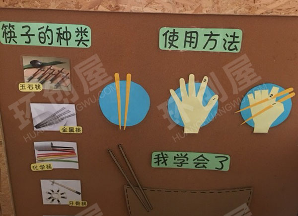 幼儿园原木风我爱我家主题墙环创图片