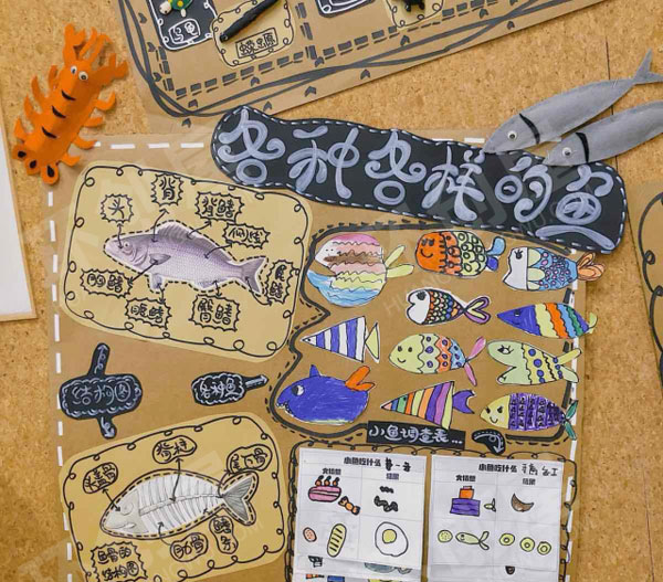 幼儿园动物王国主题墙环创图片