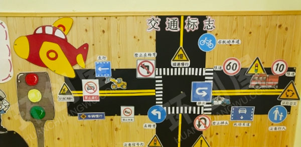 幼儿园交通安全主题墙环创图片