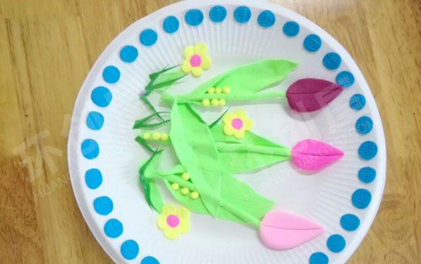 幼儿园墙面布置超轻彩泥手工图片
