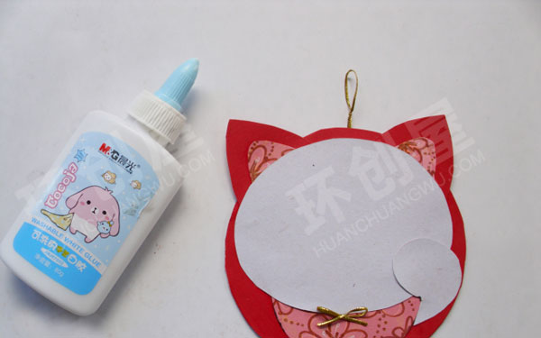 幼儿园新年招财猫吊牌图片
