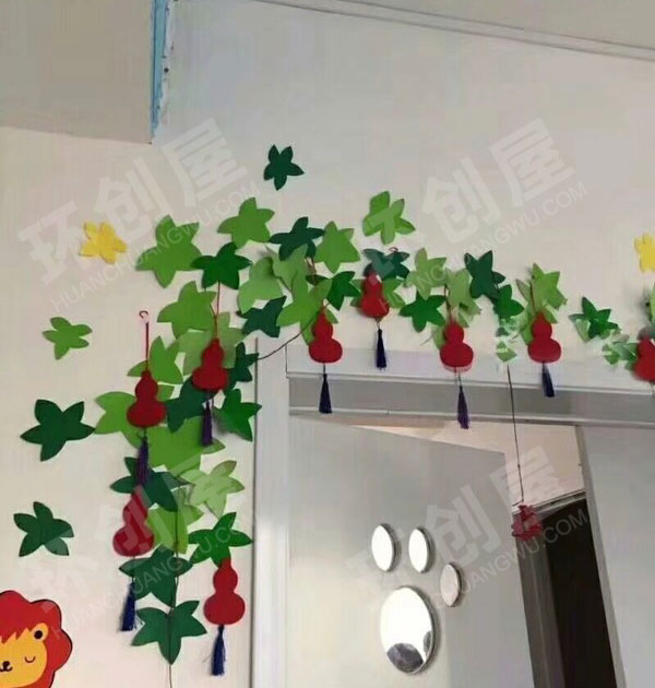 幼儿园门窗环创卡通可爱的门头创意图片