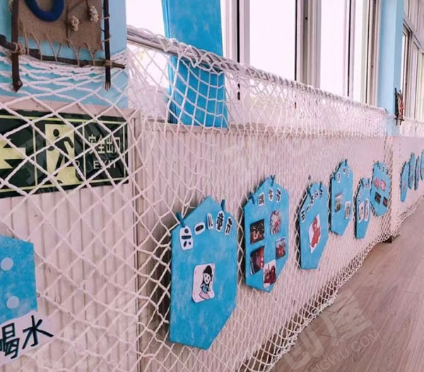 幼儿园海洋风环创走廊墙面图片