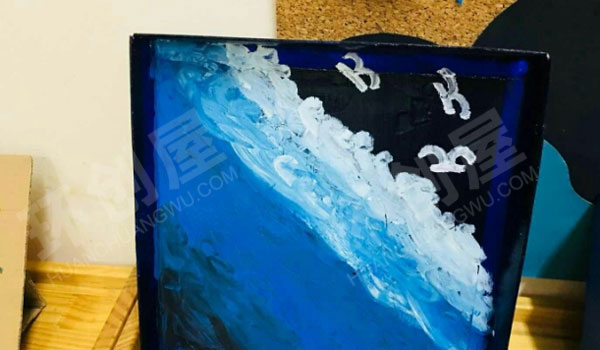 幼儿园海洋风废物利用纸盒作品展示图片