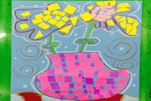 幼儿园剪贴画作品展示图片4张