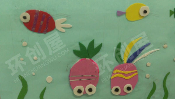 幼儿园作品展示简单的手工作品图片