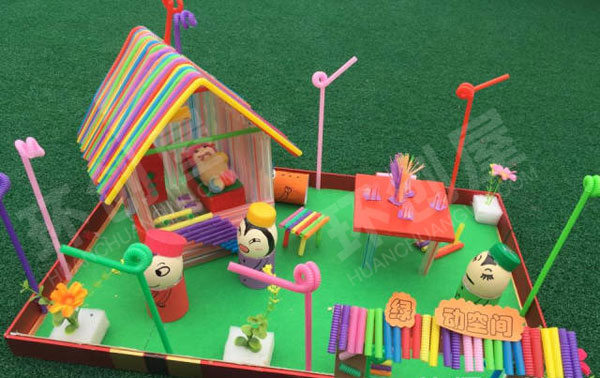 幼儿园废物利用各种手工作品展示图片