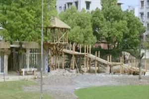幼儿园户外大型体能训练场地图片3张