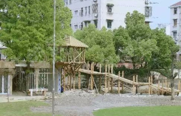 幼儿园户外大型体能训练场地图片