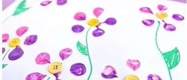 幼儿园美工区各种印画图片