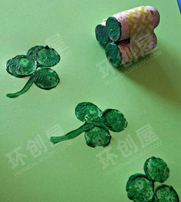 幼儿园美工区各种印画图片