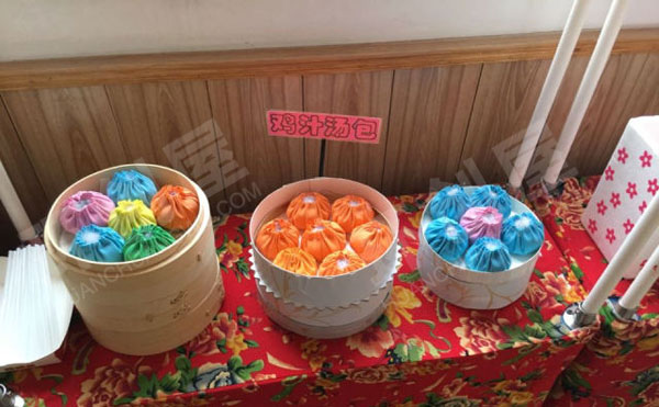 幼儿园角色游戏美食坊图片