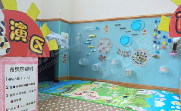 幼儿园表演区废物利用图片
