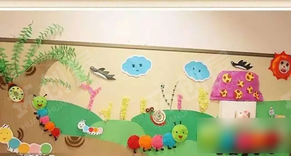 幼儿园超级可爱的卡通主题墙图片