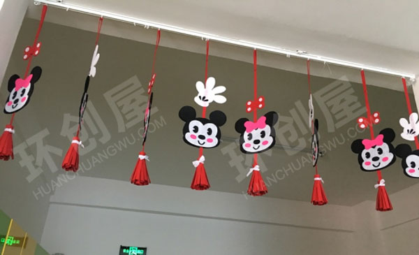 幼儿园可爱米奇卡通吊饰图片