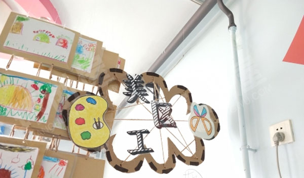 幼儿园卡通动画区域牌吊饰图片