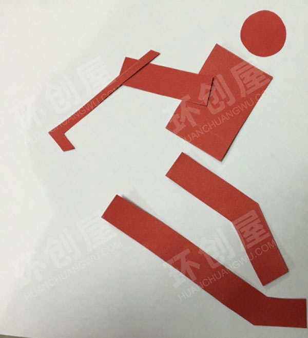 幼儿园运动剪影吊饰图片