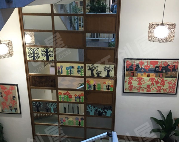 幼儿园走廊墙面创意设计装饰图片