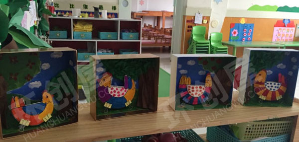 幼儿园色彩王国作品展示图片