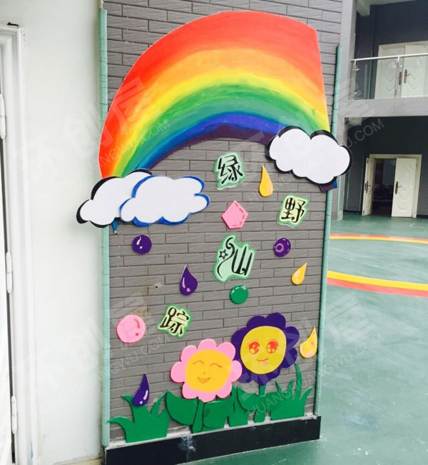幼儿园户外绿野仙踪植物角图片