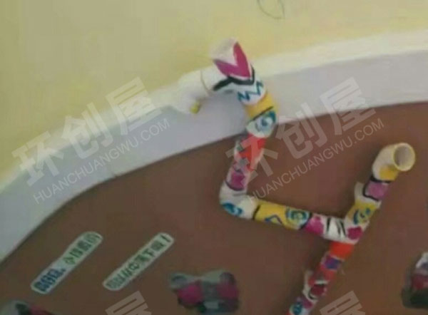 幼儿园科学区神奇的管子图片