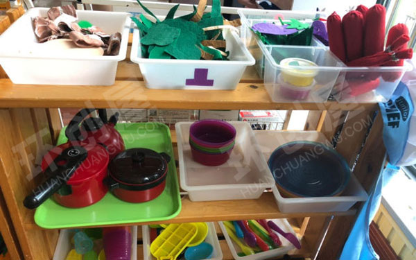 幼儿园角色游戏和美餐厅图片