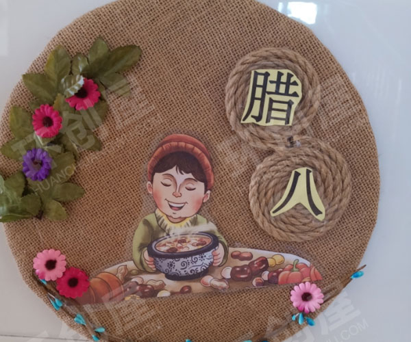 幼儿园手工作品中国传统节日墙面布置图片