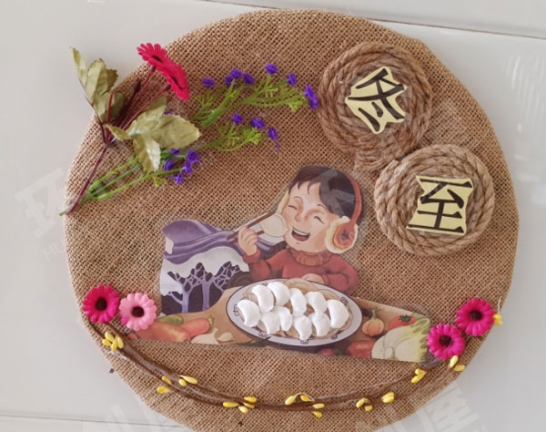 幼儿园手工作品中国传统节日墙面布置图片