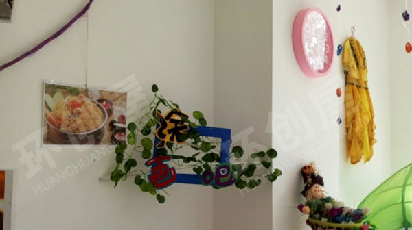 幼儿园植物树枝吊饰图片