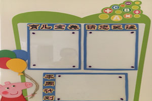 幼儿园小猪佩奇主题家园联系栏图片2张