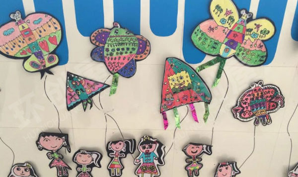 幼儿园幼儿美术作品展示图片