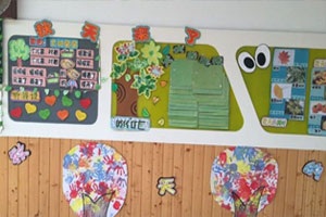 幼儿园主题展板作品展示图片3张