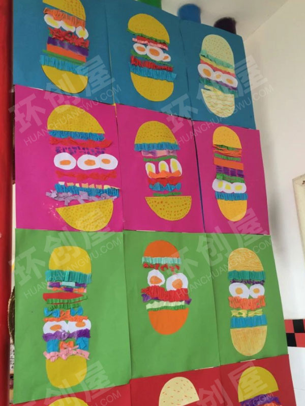 幼儿园幼儿美术作品展示图片