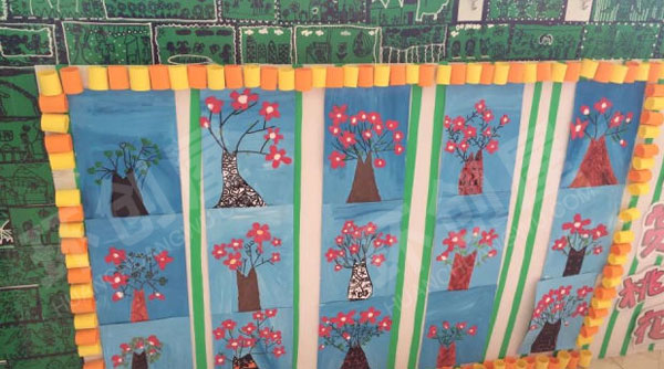 幼儿园幼儿美术作品展示图片