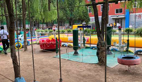幼儿园户外阳光运动器材图片